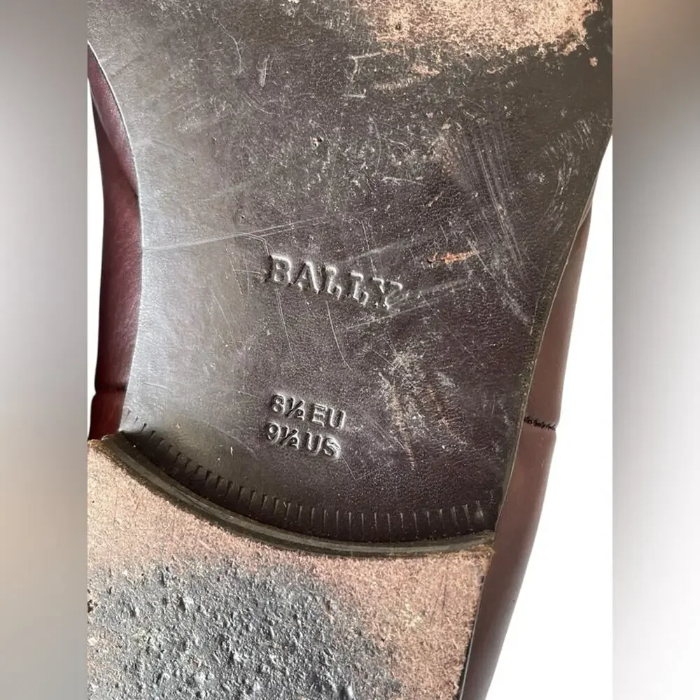 Bally brown leather